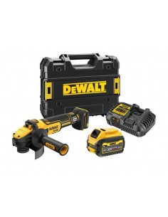 DEWALT SZLIFIERKA KĄTOWA 18V 125mm 1x6,0Ah FLEXVOLT REG. OBR. DCG409VST1