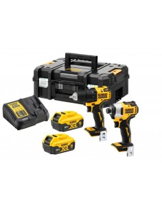 DEWALT ZESTAW COMBO 18V WKRĘTARKA DCD708 + ZAKRĘTARKA DCD809 2x5,0Ah TSTAK DCK2061P2T