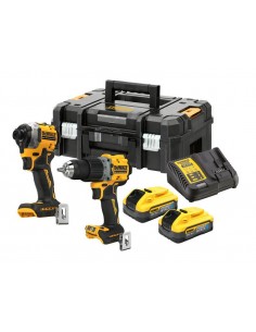 DEWALT.ZESTAW COMBO 18V WKĘTARKA UDAROWA DCD805 + ZAKRĘTARKA DCF850 2x5,0Ah POWERSTACK DCK2050H2T