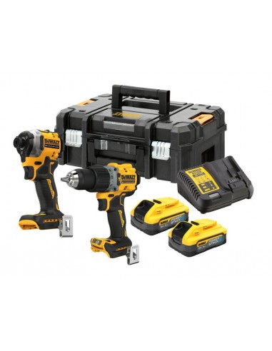 DEWALT.ZESTAW COMBO 18V WKĘTARKA UDAROWA DCD805 + ZAKRĘTARKA DCF850 2x5,0Ah POWERSTACK DCK2050H2T
