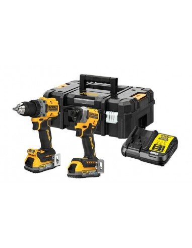 DEWALT ZESTAW COMBO 18V WKĘTARKA DCD800 + ZAKRĘTARKA DCF850 2x1,7Ah POWERSTACK DCK2051E2T