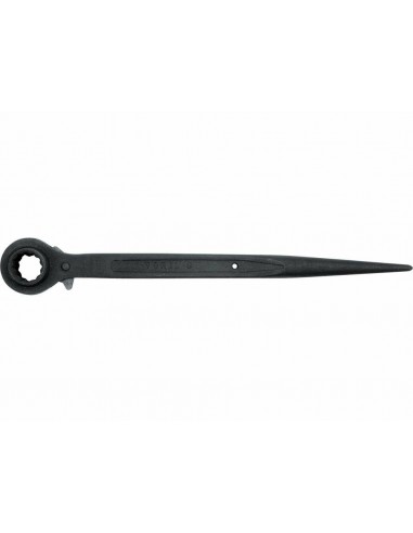 VOREL KLUCZ NASADKOWY DWUSTRONNY Z GRZECHOTKĄ 17x19MM DO RUSZTOWAŃ   52935