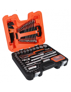 BAHCO ZESTAW KLUCZY SLIM  95el. 1/2" 1/4"+ KLUCZE PŁASKO-OCZKOWE