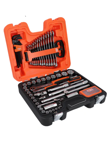 BAHCO ZESTAW KLUCZY SLIM  95el. 1/2" 1/4"+ KLUCZE PŁASKO-OCZKOWE