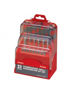 MAKITA ZESTAW WIERTEŁ I BITÓW 21szt P-30829