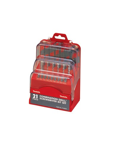 MAKITA ZESTAW WIERTEŁ I BITÓW 21szt P-30829