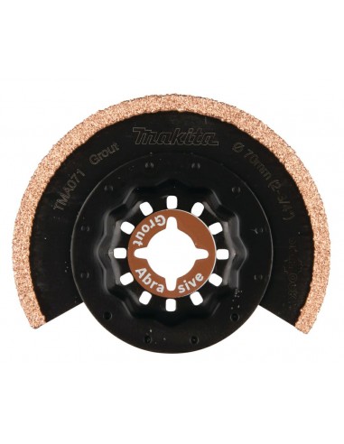 MAKITA MT BRZESZCZOT ŁUKOWY DO WĄSKICH SZCZELIN 70mm K50 SEGMENTOWY, MULTITOOL