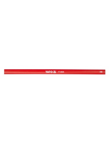 YATO OŁÓWEK STOLARSKI CZERWONY 245mm (144szt.)  6926