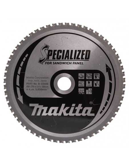 MAKITA PIŁA TARCZOWA  270x30x60z SPECJALIZED PŁYTY WARSTWOWE