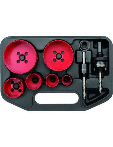 YATO KOMPLET OTWORNIC BIMETALOWYCH 8 elem. 22-73mm 3380