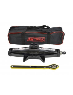 AWTOOLS PODNOŚNIK TRAPEZOWY 2000kg + KLUCZ + TORBA