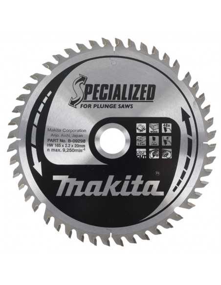 TARCZA TNĄCA 165 x 2,2 x 20mm 48-ZĘBÓW, DO ZAGŁĘBIARKI SP6000