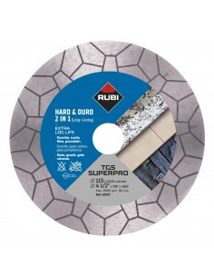 RUBI TARCZA DIAMENTOWA TGS 125 SUPERPRO DO CIĘCIA I SZLIFOWANIA 2w1