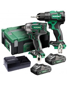 HIKOKI ZESTAW 18V KC18DEWFZ (DS18DD + WH18DD) 2x4,0Ah HITSYSTEM