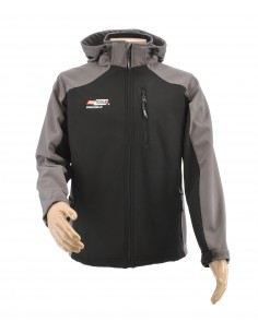AWTOOLS KURTKA SOFTSHELL BLUZA T4/ SZARO-CZARNA/ L