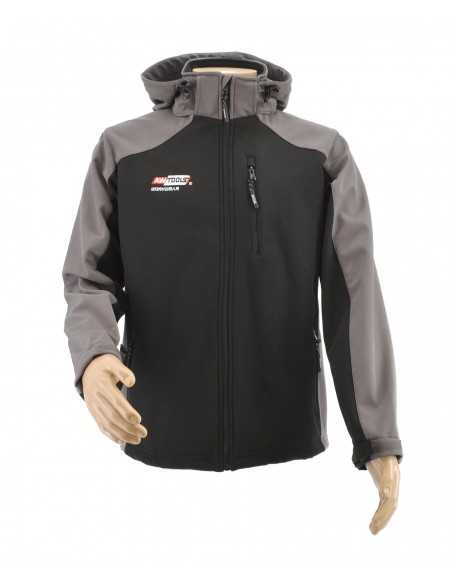 AWTOOLS KURTKA SOFTSHELL BLUZA T4/ SZARO-CZARNA/ XL