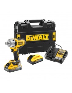 "DEWALT KLUCZ UDAROWY 1/2"" 18V DCF891H2T 812Nm 2x5,0Ah POWERSTACK 4-BIEGI TSTAK PIERŚCIEŃ ZABEZPIEC