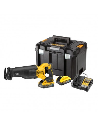 DEWALT PIŁA SZABLASTA  18V DCS386H2T 2x5,0Ah POWERSTACK FLEXVOLT ADVANTAGE TSTAK