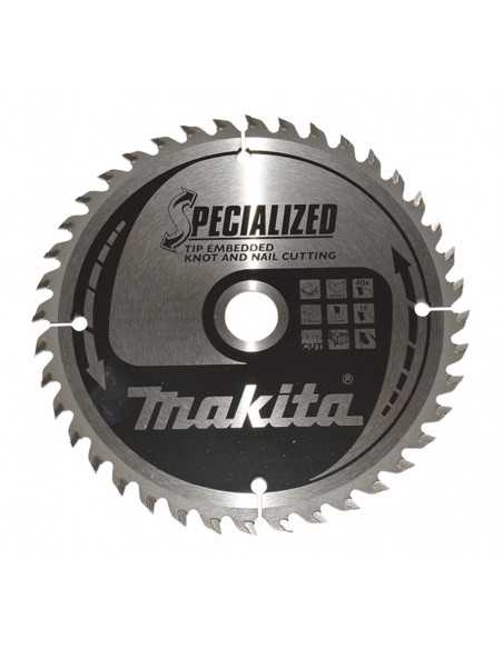 MAKITA PIŁA TARCZOWA  165x20x40z SPECJALIZED DREWNO (Z GWOŹDZIAMI I SĘKAMI)