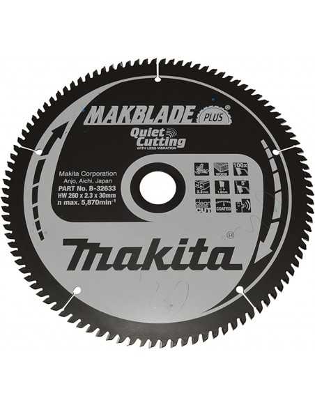 MAKITA PIŁA TARCZOWA  260x30x100z MAKBLADE PLUS DREWNO