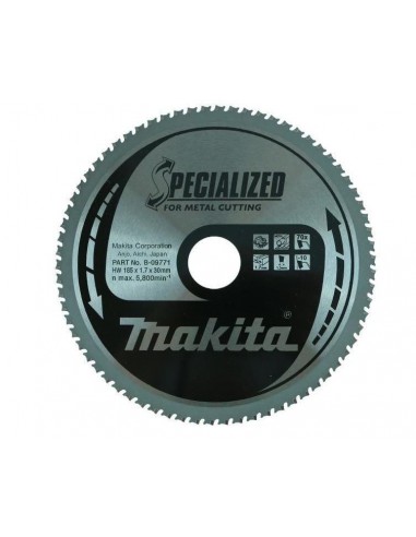 MAKITA PIŁA TARCZOWA  185x30x70z SPECJALIZED METAL