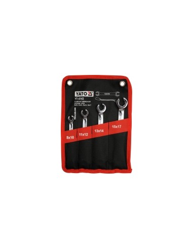 YATO KLUCZE PŁASKIE PÓŁOTWARTE KPL. 4szt. 0143