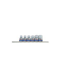KING TONY ZESTAW NASADEK GWIAZDKOWYCH 1/2" 6cz. KRÓTKIE E10 - E20, SZYNA