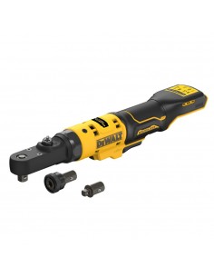 DEWALT GRZECHOTKA 12V Z ADAPTERAMI 1/4" 3/8" 1/2" HEX 1/4" DCF500N