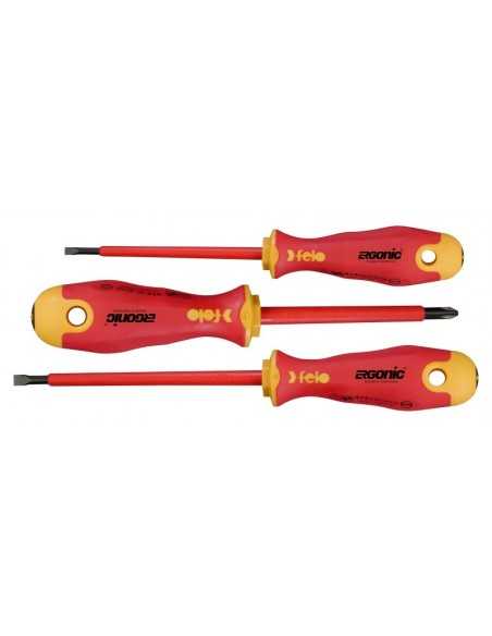 FELO KOMPLET WKRĘTAKÓW ERGONOMIC VDE 3szt.