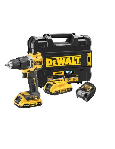 DEWALT WIERTARKO-WKRĘTARKA UDAROWA 18V DCD100YD2T 68Nm 2x2,0Ah TSTAK LIMITED