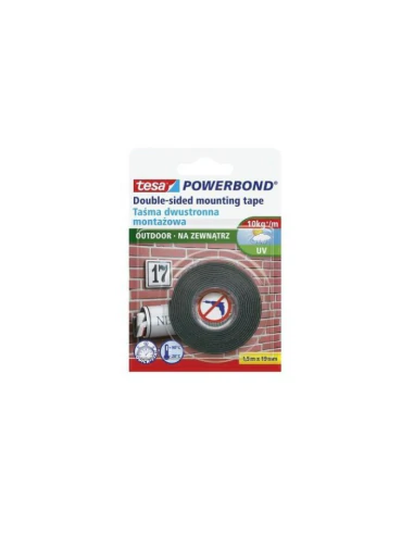 TESA TAŚMA DWUSTRONNA POWERBOND 1,5m x 19mm ZEWNĘTRZNA