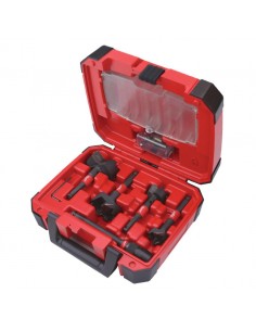 ZESTAW OTWORNIC DO DREWNA  4szt. 35,38,54,65mm + UCHWYT