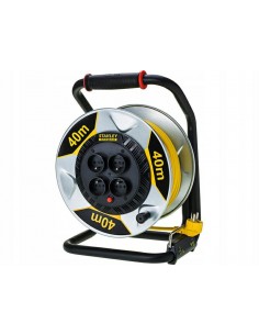 STANLEY PRZEDŁUŻACZ BĘBNOWY  40m  3x1,5mm 16A IP20