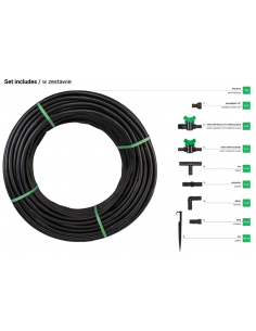 WĄŻ KROPLUJĄCY WATER DRIP ZESTAW 100 METRÓW