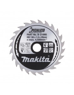 MAKITA PIŁA TARCZOWA  136x20x24z SPECJALIZED DREWNO