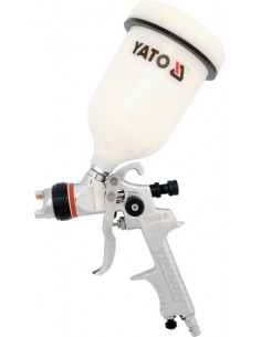 YATO PISTOLET LAKIERNICZY Z GÓRNYM ZBIORNIKIEM HVLP 1,5mm/0,6L   2341