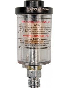 YATO REDUKTOR PNEUMATYCZNY + MANOMETR 1/4"  2381