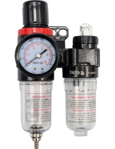 YATO FILTR ODWADNIACZ + REDUKTOR + NAOLEJACZ 1/4" 25CM3 2384