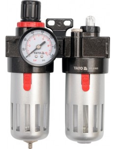 YATO FILTR ODWADNIACZ + REDUKTOR + NAOLEJACZ 1/4" 90CM3 2385
