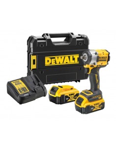DEWALT KLUCZ UDAROWY 1/2" 18V 406Nm 2x5,0Ah TSTAK PIERŚCIEŃ DCF921P2T