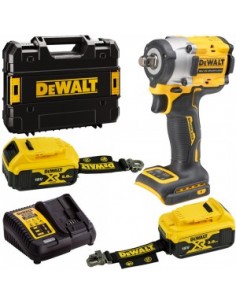 DEWALT KLUCZ UDAROWY 1/2" 18V DCF921P2T 406Nm 2x5,0Ah TSTAK PIERŚCIEŃ LANYARD READY