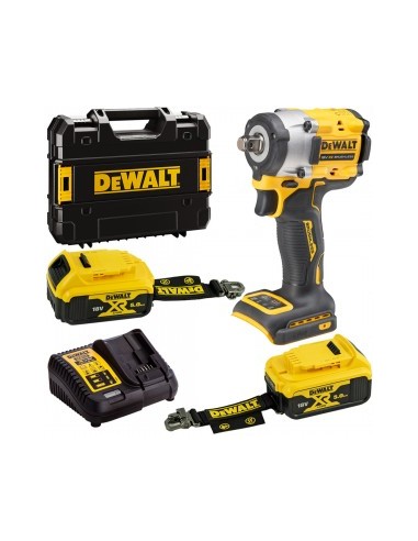 DEWALT KLUCZ UDAROWY 1/2" 18V DCF921P2T 406Nm 2x5,0Ah TSTAK PIERŚCIEŃ LANYARD READY