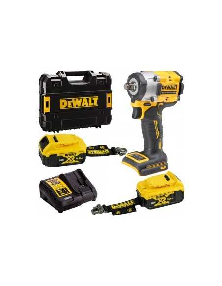 DEWALT KLUCZ UDAROWY 1/2" 18V DCF921P2T 406Nm 2x5,0Ah TSTAK PIERŚCIEŃ LANYARD READY