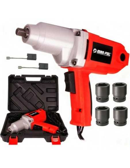 KLUCZ UDAROWY 1/2" 800Nm + NASADKI MAR-POL