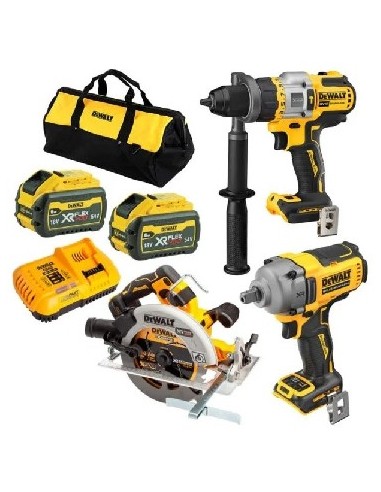 DEWALT ZESTAW COMBO 18V DCK324T2 ( DCD999, DCF892, DCCS573) 2x6,0Ah FLEXVOLT TORBA