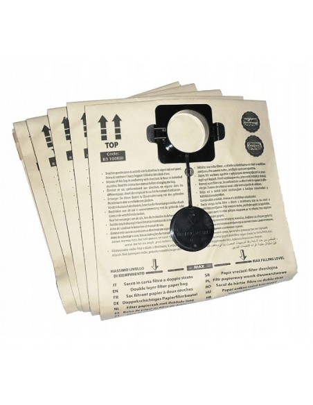 WORKI PAPIEROWE DO ODKURZACZA 5 szt