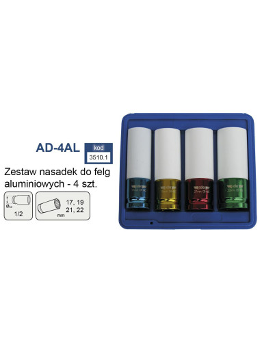ADLER NASADKI UDAROWE DO FELG 4szt. AD-4AL