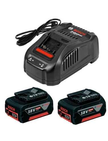 BOSCH AKUMULATOR 18V 2x5,0Ah LI-ION + ŁADOWARKA GAL1880CV