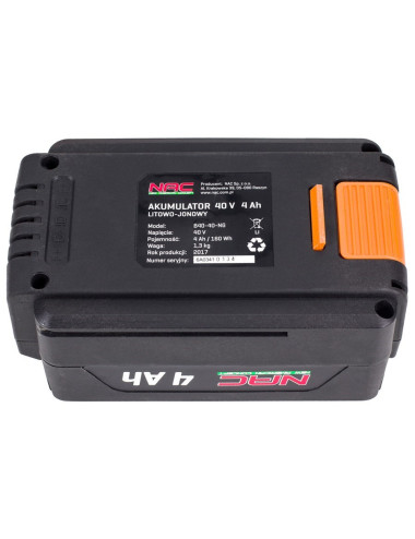 NAC AKUMULATOR 40 V 4Ah, OGNIWA SAMSUNG