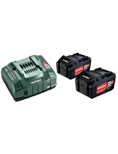 METABO AKUMULATOR 18V 5,2Ah x2 + ŁADOWARKA